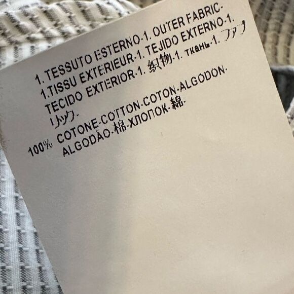 Gianni Versace Collection Size 38 Men's White/Gray/Black Designer Dress Shirt - Picture 6 of 11